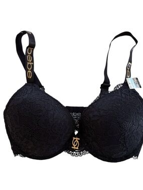 Bebe Black Gentle Lift Bra
